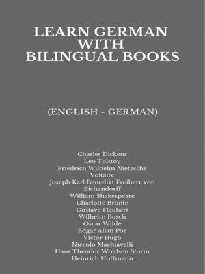 cover image of Learn German with Bilingual Books